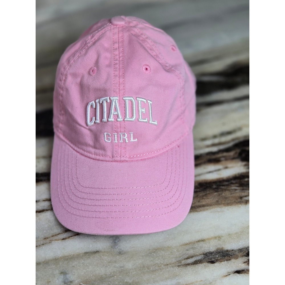 Legacy Athletic Pink Citadel Girl Baseball Cap Adjustable Hat Womens Collegiate